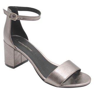 Foto 1 | Sandalias de Tacón Rbcollection Plata para Mujer