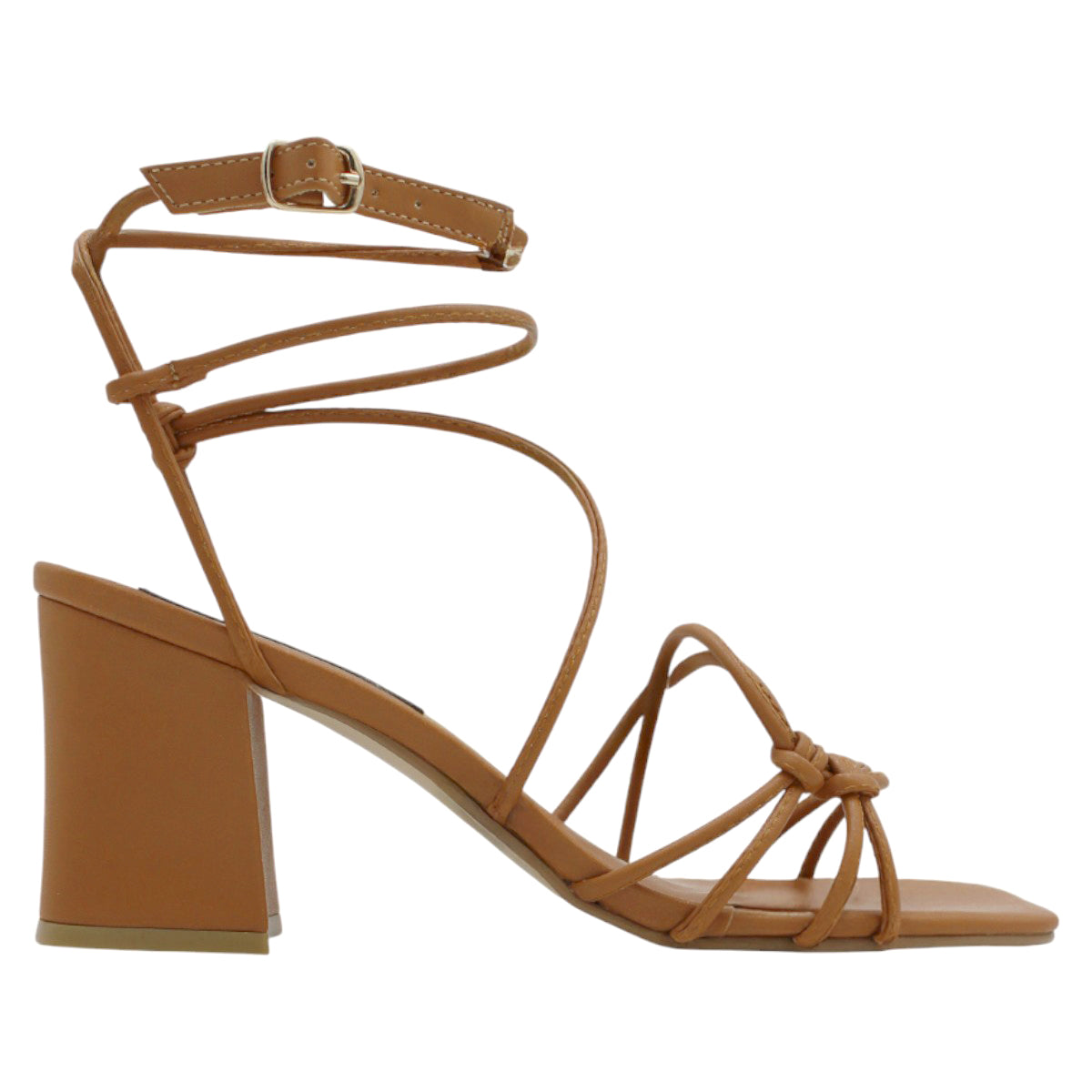 Foto 2 | Sandalia de Tacón Rbcollection Piel Vegana para Mujer