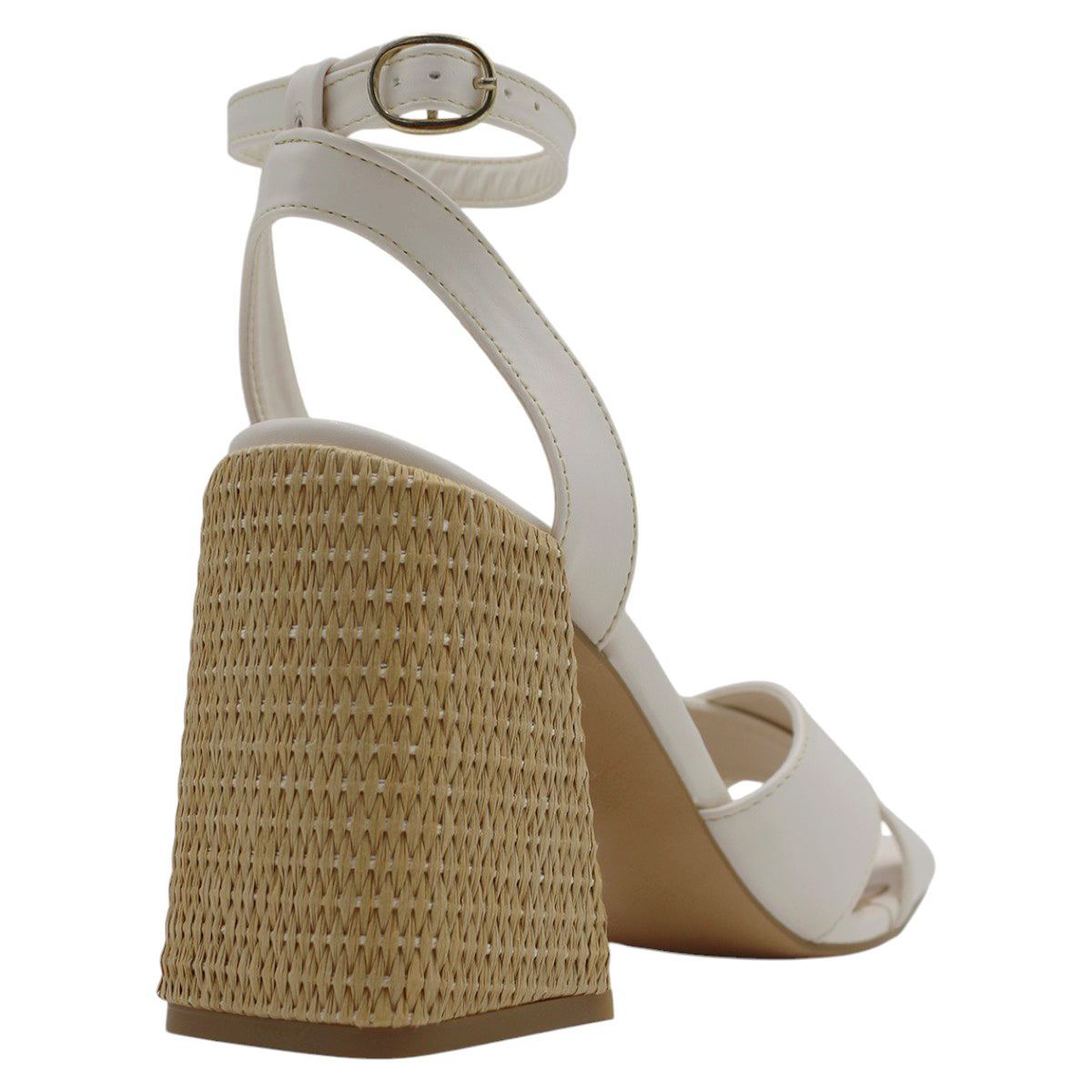 Foto 3 | Sandalia de Tacón Rbcollection Piel Vegana Late para Mujer