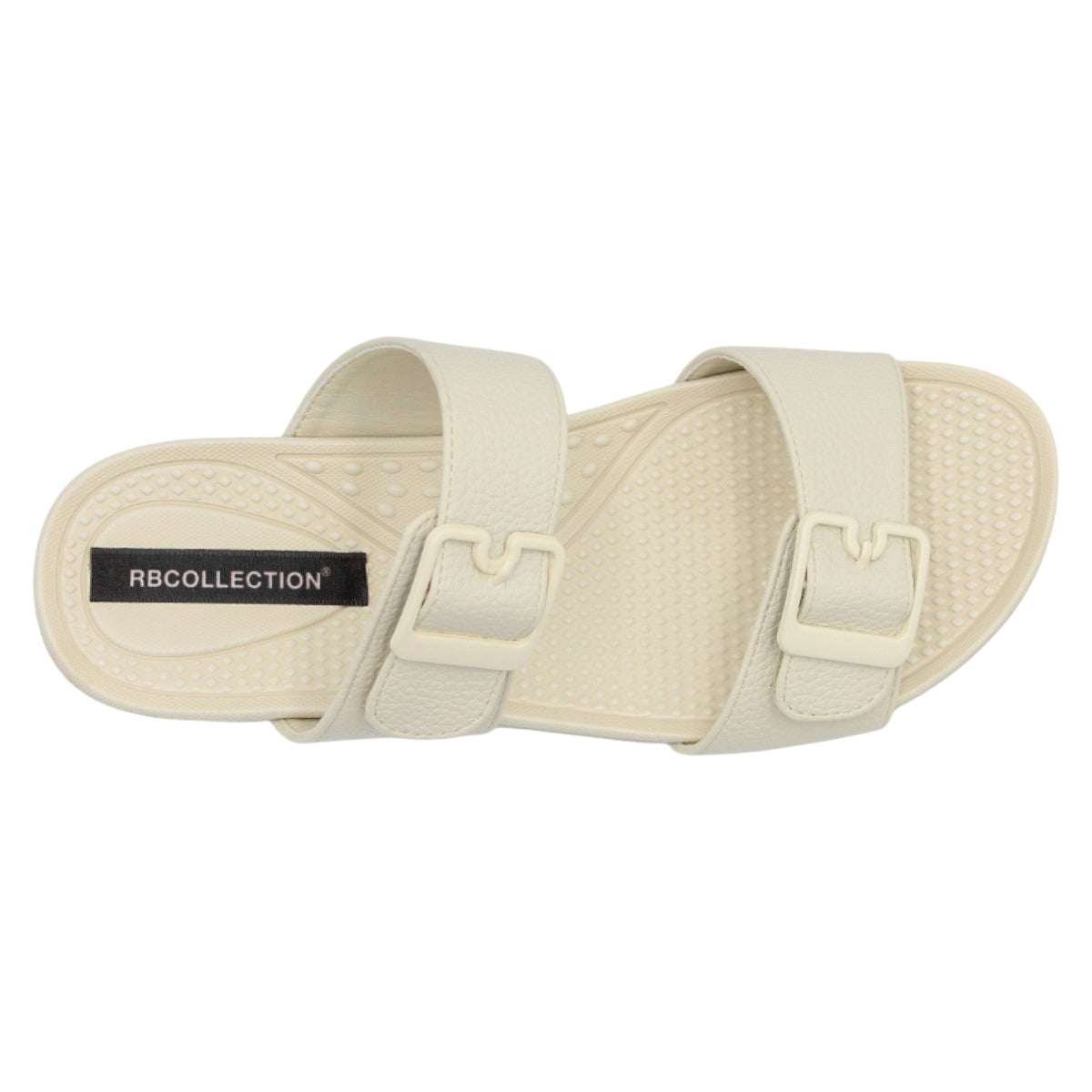 Foto 3 | Sandalias con Plataforma Rbcollection Piel Vegana Beige para Mujer