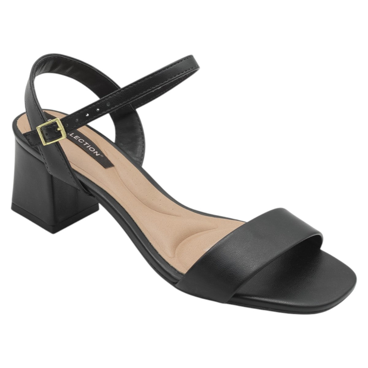 Sandalias con Tacón Rbcollection Negras para Mujer
