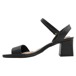 Foto 4 | Sandalias con Tacón Rbcollection Negras para Mujer