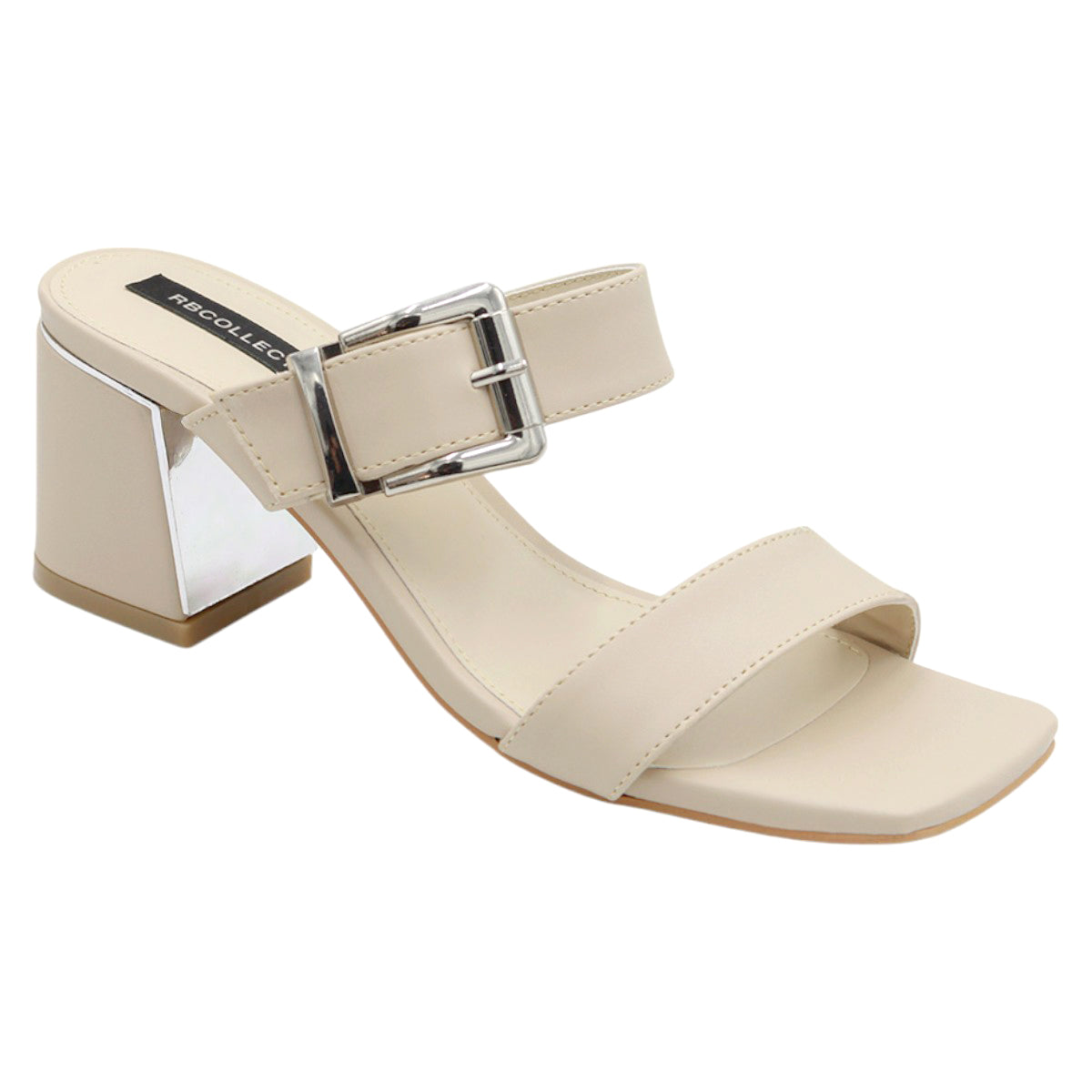 Sandalia de Tacón Rbcollection Piel Vegana Late para Mujer