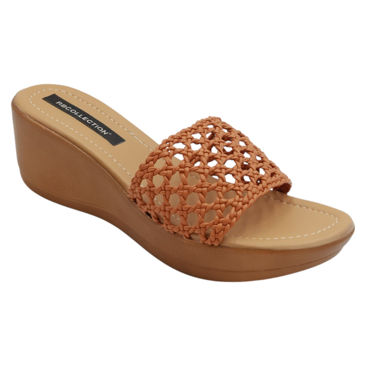 Foto 2 pulgar | Sandalias con Plataforma Rbcollection Cafés para Mujer