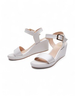 Foto 3 | Plataforma Calzado Watanabe Color Blanco Ajuste Tobillo