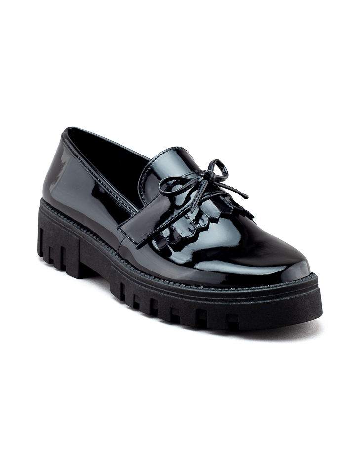 Foto 2 pulgar | Mocasín De Charol Con Plataforma Para Mujer