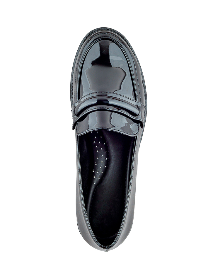 Foto 5 | Mocasín De Charol Con Plataforma Y Diseño Moderno Para Mujer