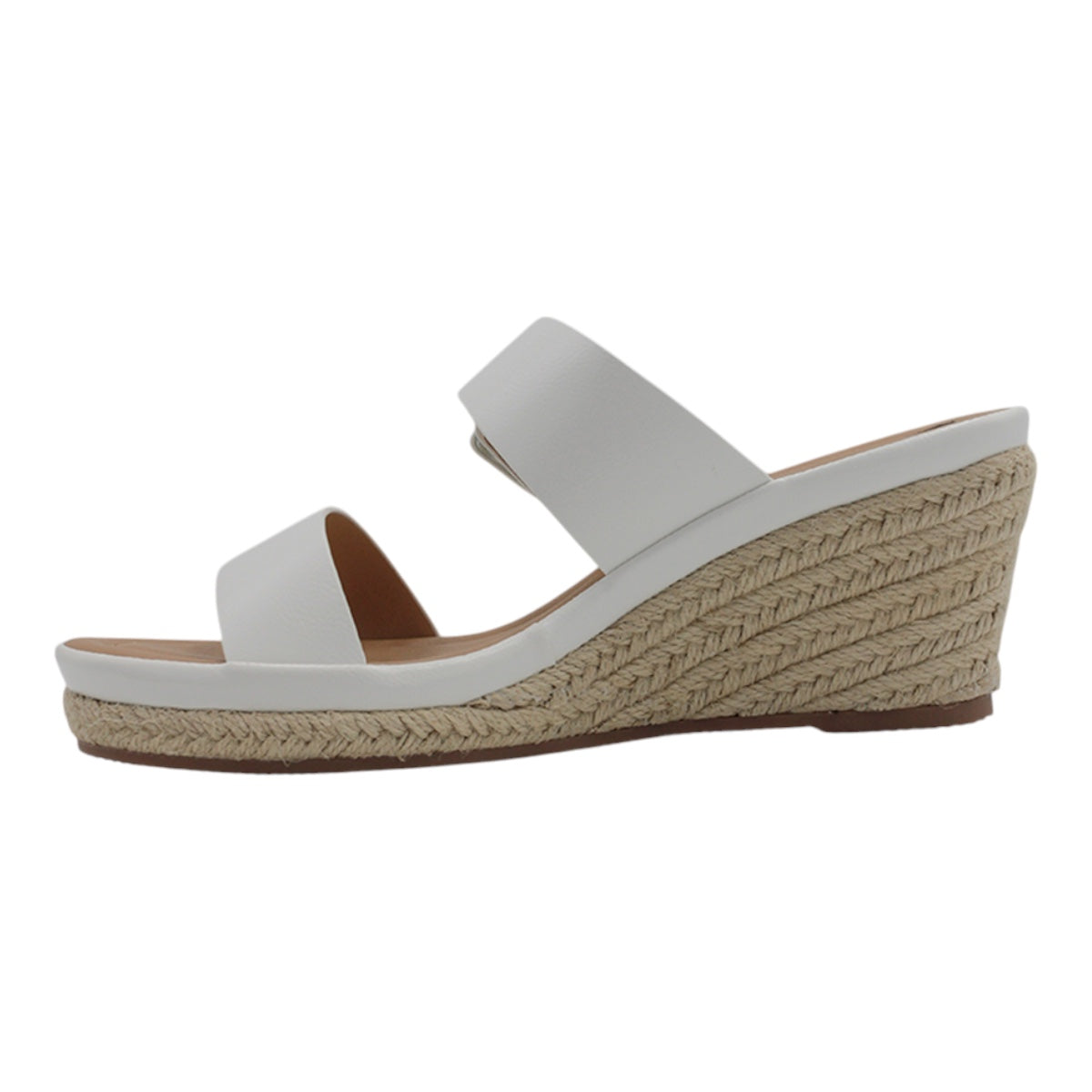 Foto 5 pulgar | Sandalias Con Plataforma Exterior Piel Vegana Color Blanco Para Mujer De Rbcollection