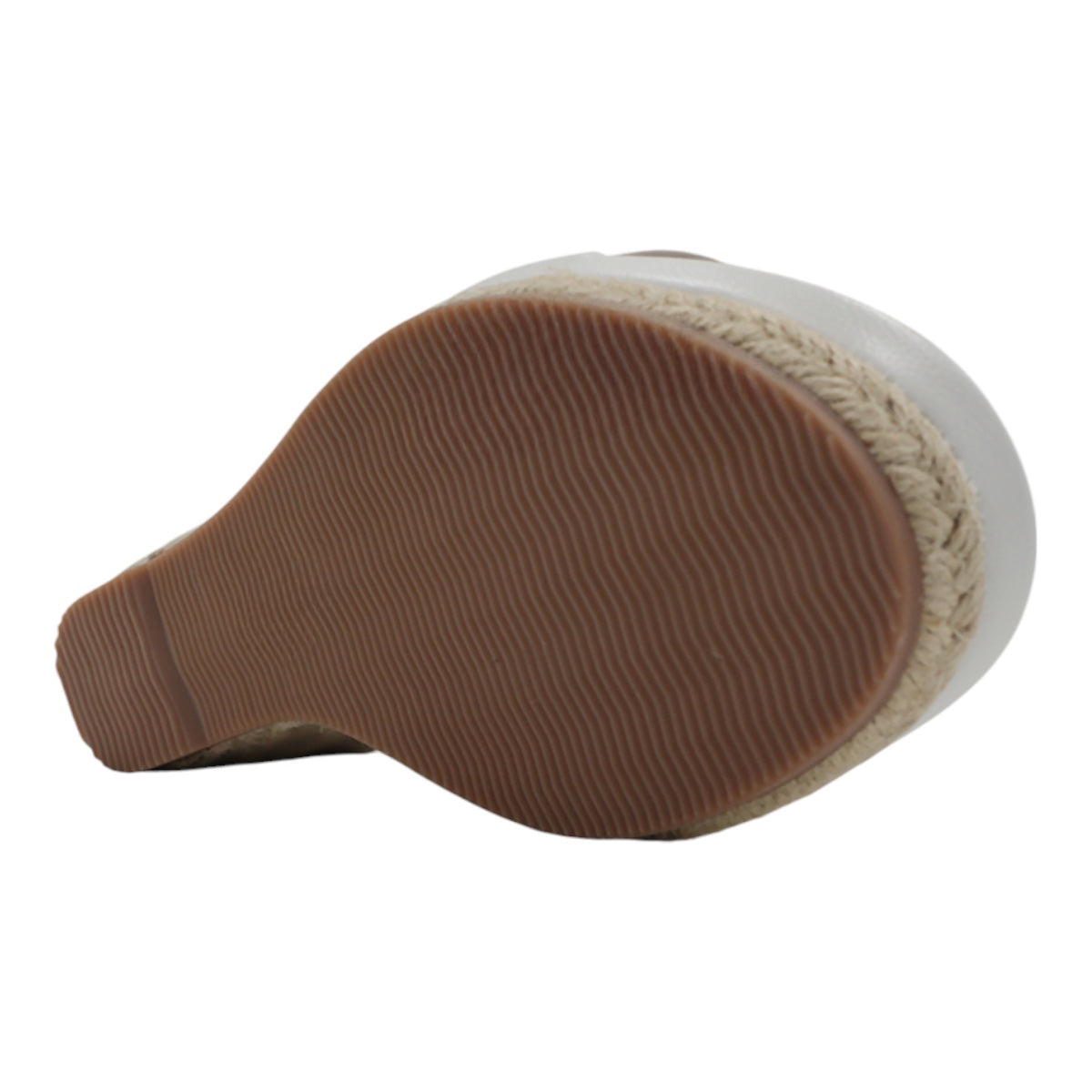 Foto 5 | Sandalias Con Plataforma Exterior Piel Vegana Color Blanco Para Mujer De Rbcollection
