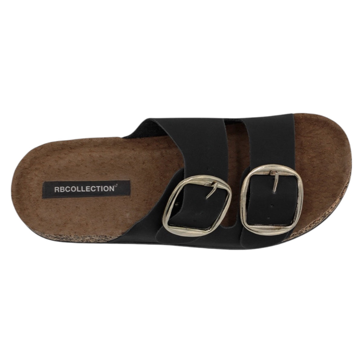 Foto 4 pulgar | Sandalias Con Plataforma Exterior Piel Vegana Color Negro Para Mujer De Rbcollection