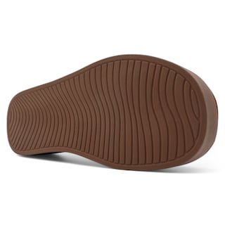 Foto 4 | Sandalias Con Plataforma Exterior Textil Color Café Para Mujer De Rbcollection