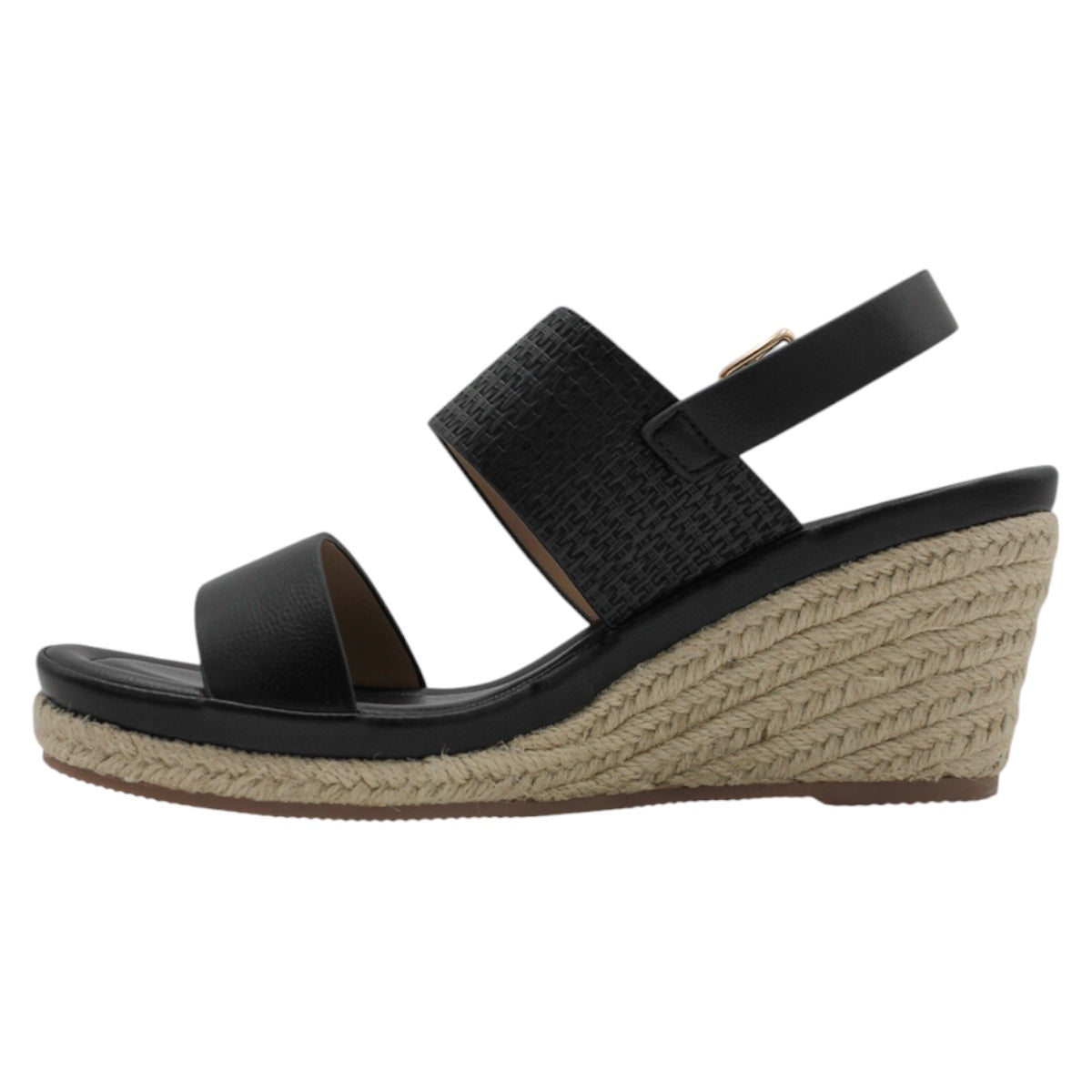 Foto 5 pulgar | Sandalias Con Plataforma Exterior Piel Vegana Color Negro Para Mujer De Rbcollection