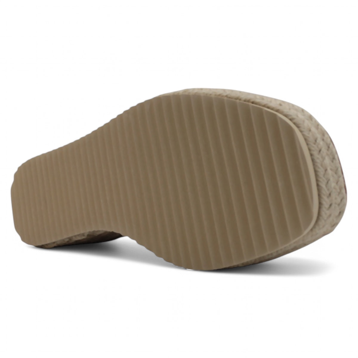 Foto 6 pulgar | Sandalias Con Plataforma Exterior Piel Vegana Color Café Para Mujer De Rbcollection