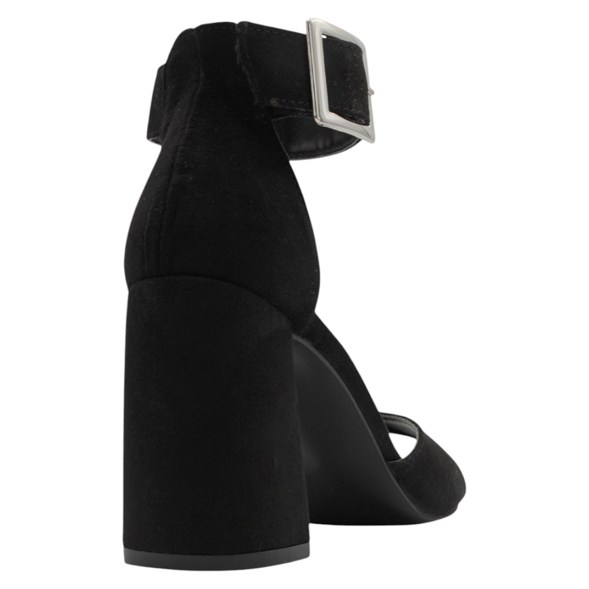 Foto 4 pulgar | Sandalia Con Tacón Exterior Gamuza Color Negro Para Mujer De Rbcollection