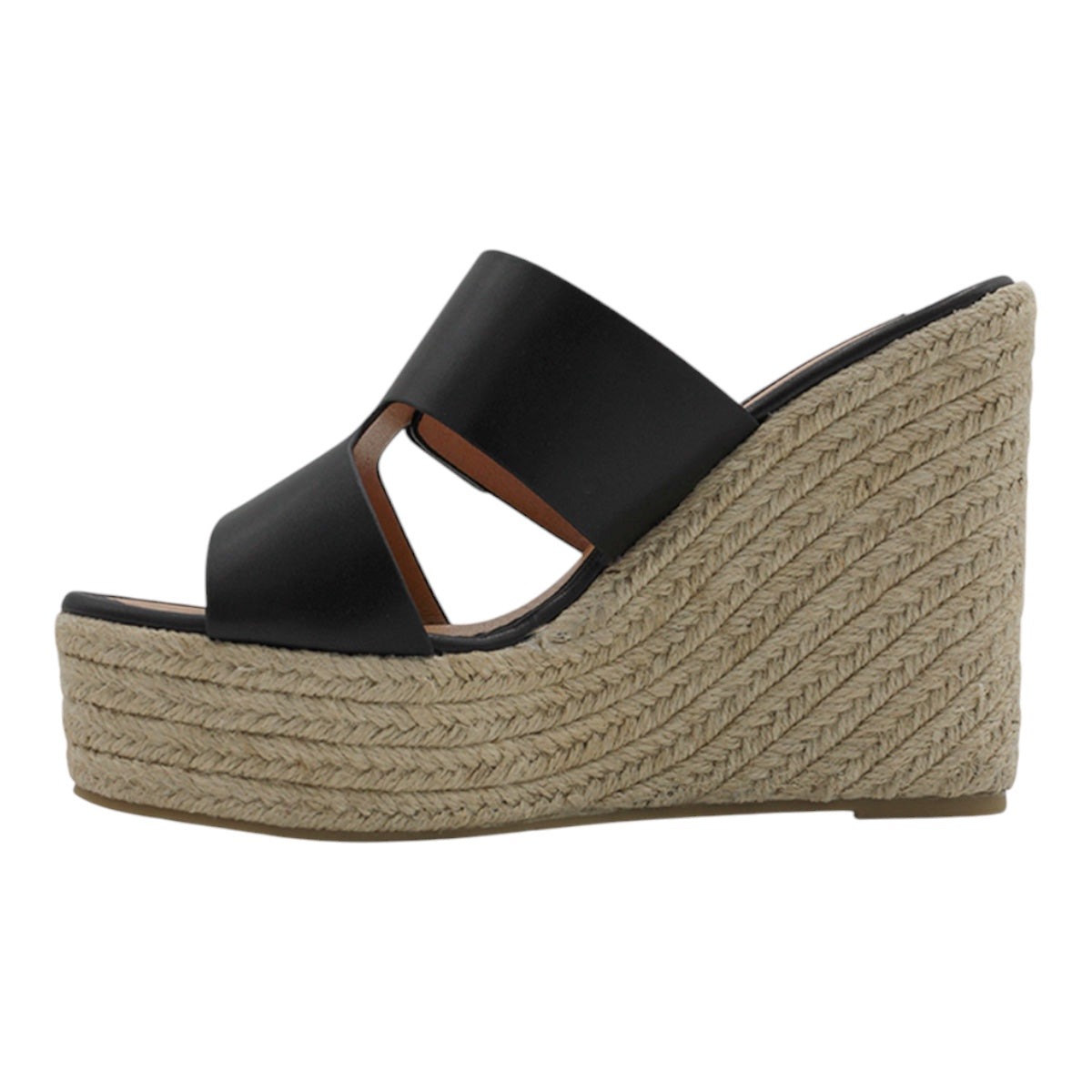 Foto 5 pulgar | Sandalias Con Plataforma Exterior Piel Vegana Color Negro Para Mujer De Rbcollection