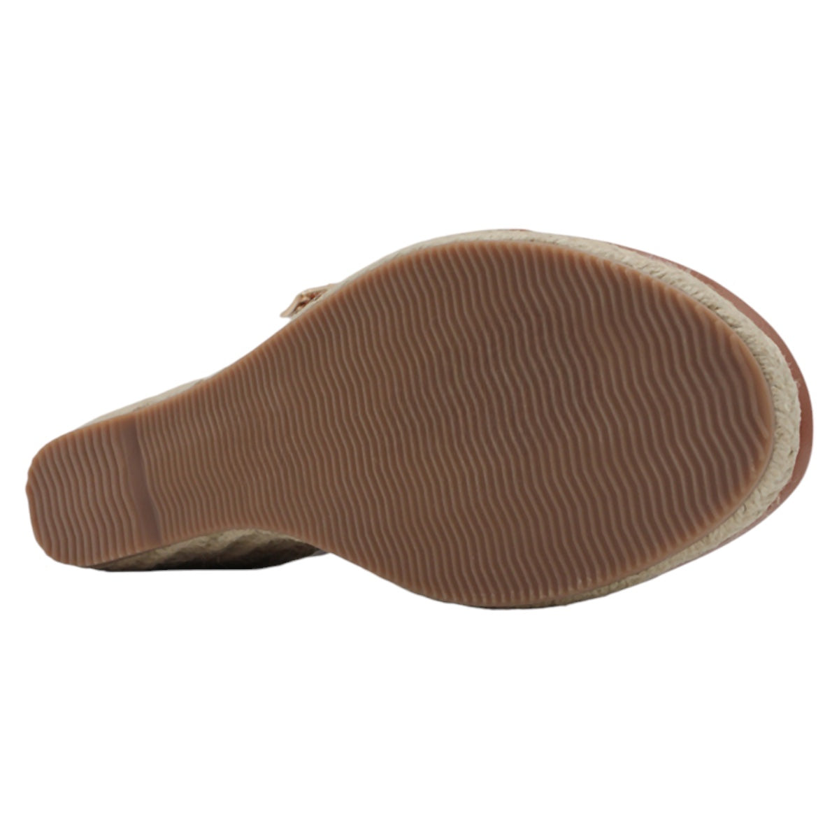 Foto 5 | Sandalias Con Plataforma Exterior Piel Vegana Color Café Para Mujer De Rbcollection