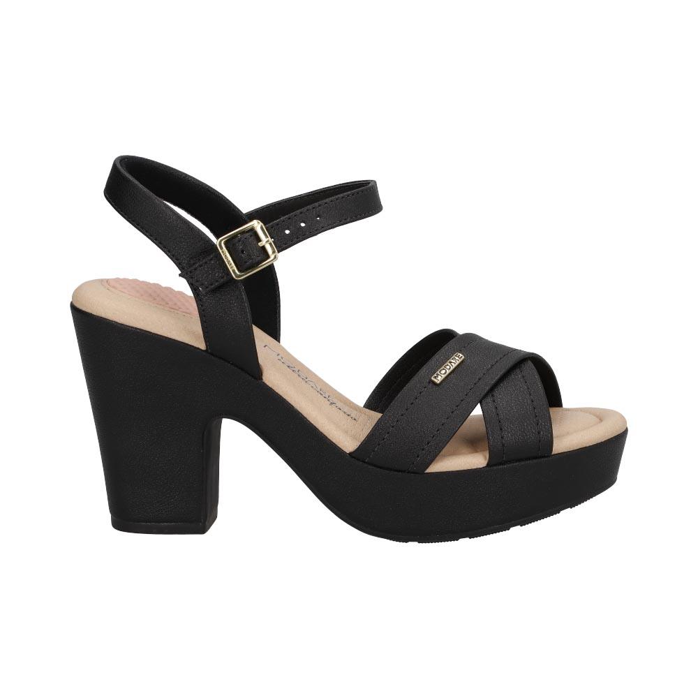 Tacon Dama Modare Formal Comodo Negro