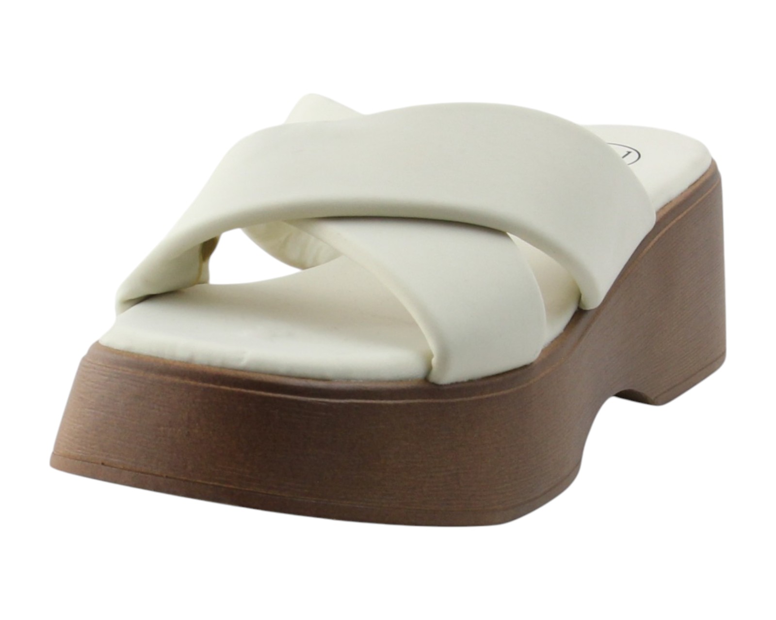 Foto 7 pulgar | Sandalia Cuña Para Mujer Lob Footwear Lickra Beige 90605042
