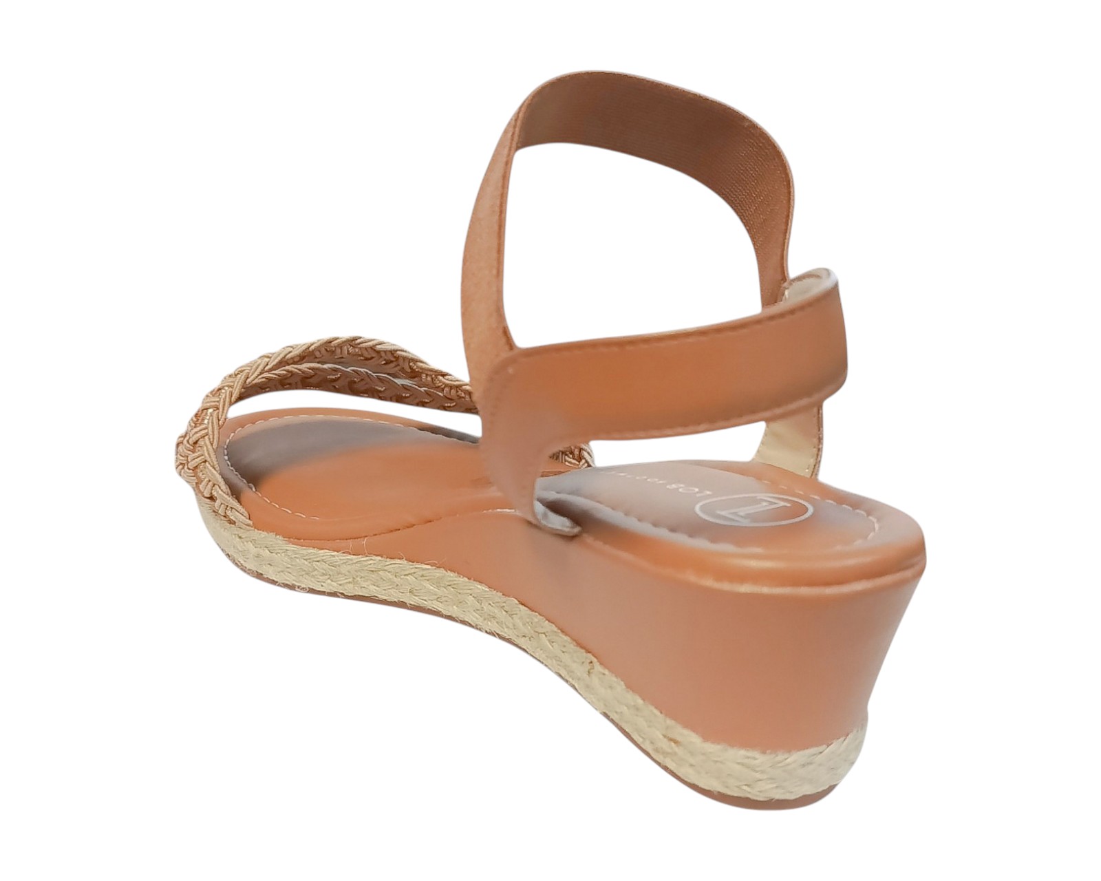 Foto 5 pulgar | Sandalia Cuña Para Mujer Lob Footwear T Pronta/elast/turim Beige 86805075