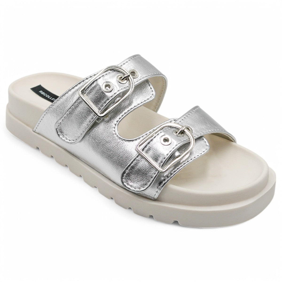 Foto 3 pulgar | Sandalias Con Plataforma Exterior Sintético Color Plata Para Mujer De Rbcollection