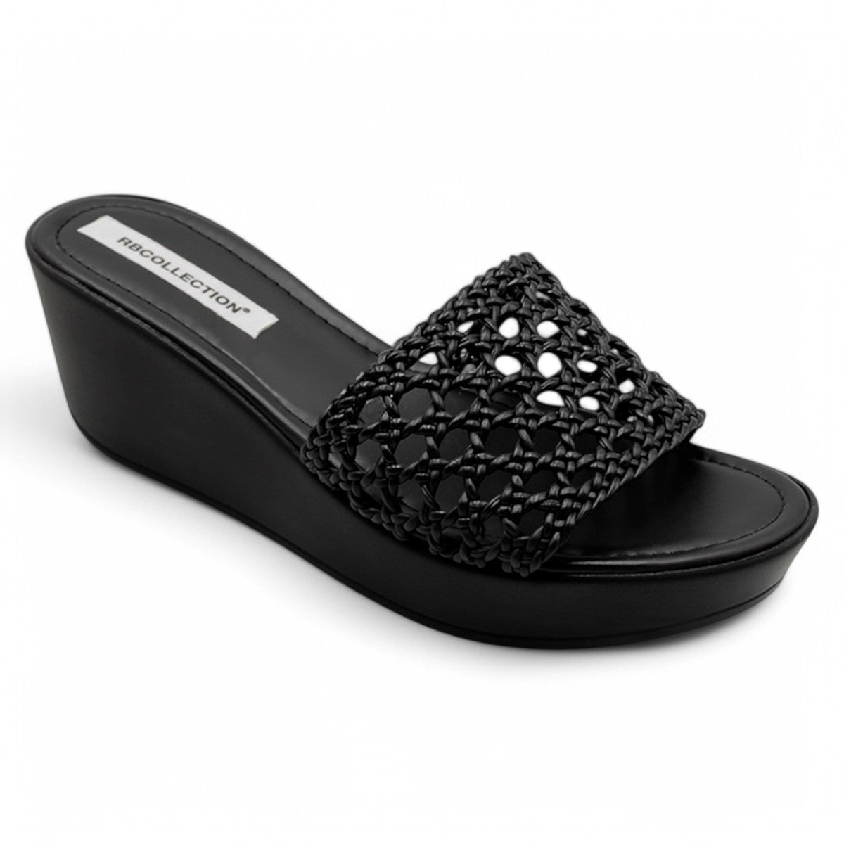 Foto 3 pulgar | Sandalias Con Plataforma Exterior Sintético Color Negro Para Mujer De Rbcollection
