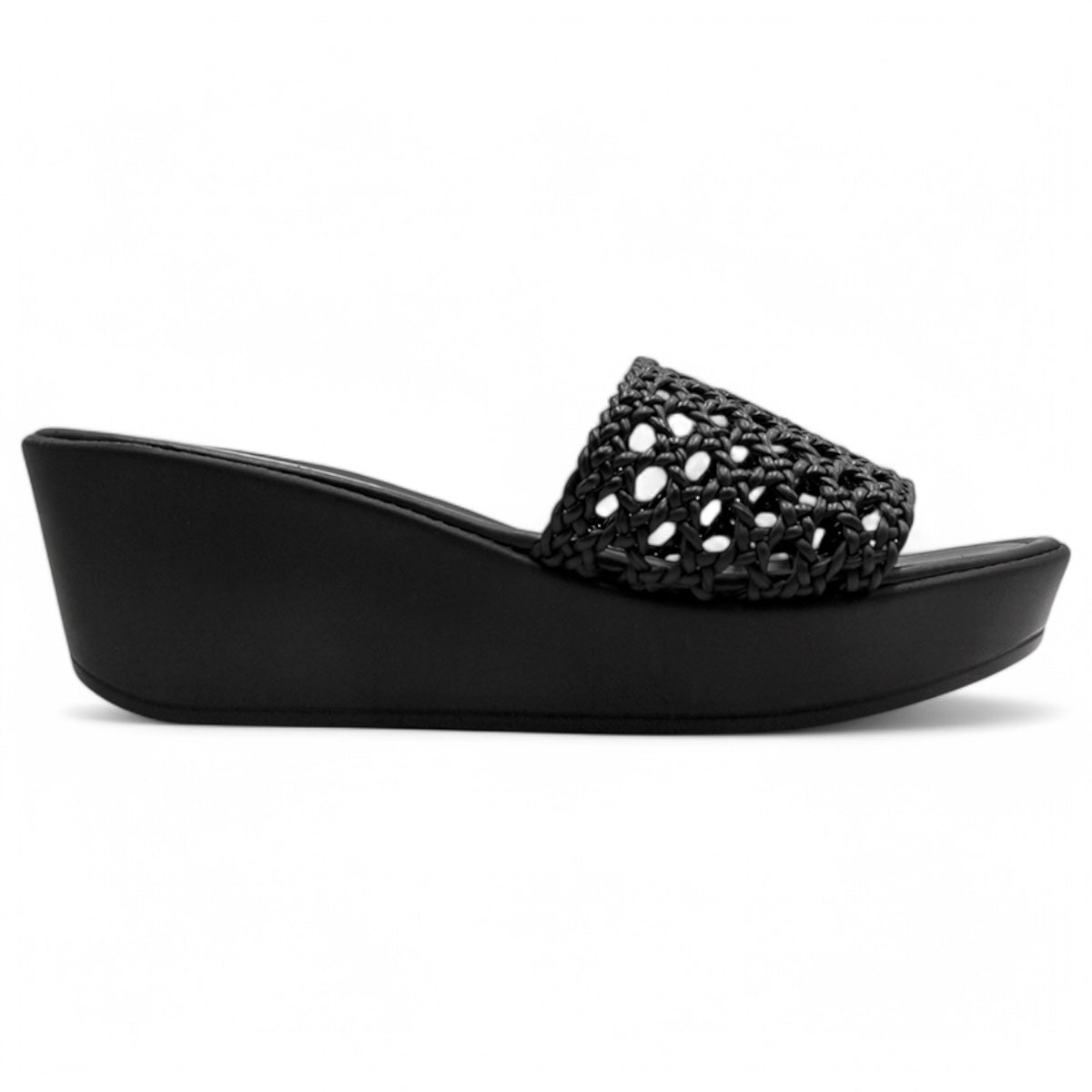 Foto 3 | Sandalias Con Plataforma Exterior Sintético Color Negro Para Mujer De Rbcollection