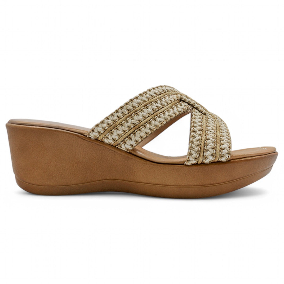 Foto 4 pulgar | Sandalias Con Plataforma Exterior Sintético Color Beige  Para Mujer De Rbcollection