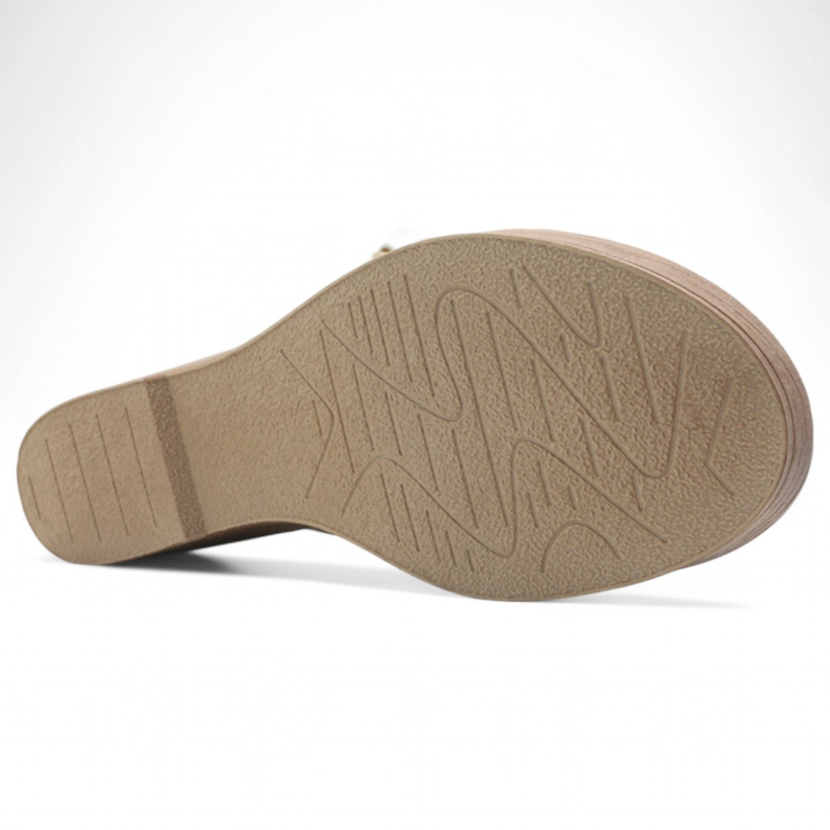 Foto 6 pulgar | Sandalias Con Plataforma Exterior Piel Vegana Color Blanco Para Mujer De Rbcollection