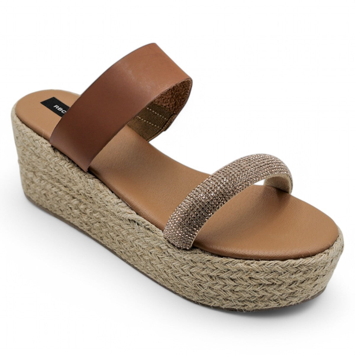 Foto 3 pulgar | Sandalias Con Plataforma Exterior Sintético Color Café Para Mujer De Rbcollection