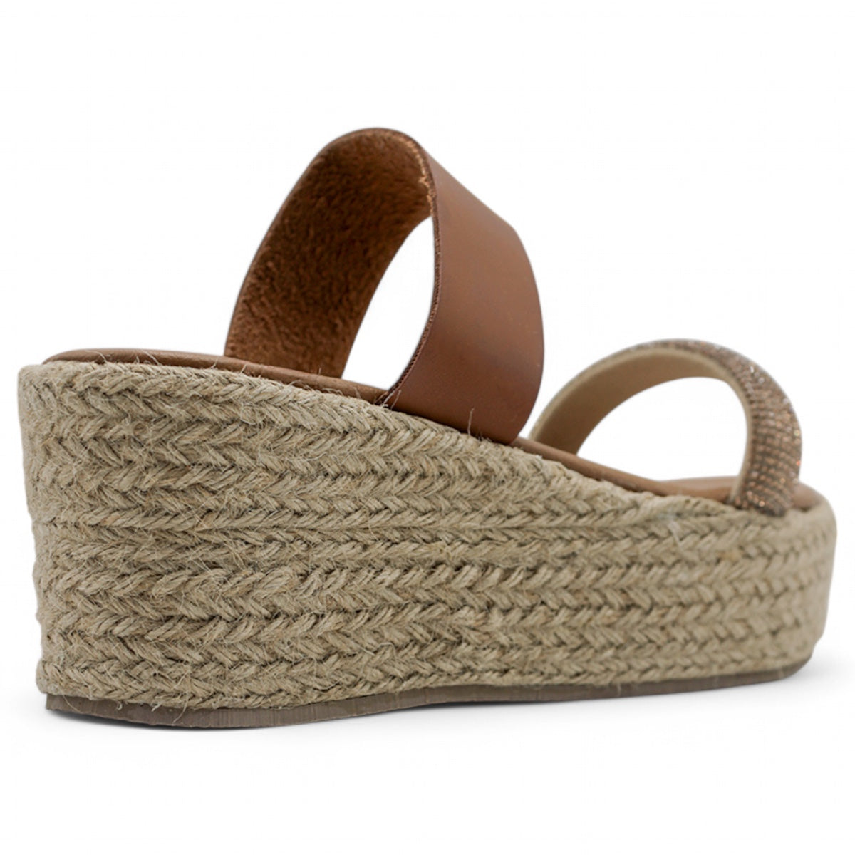Foto 5 pulgar | Sandalias Con Plataforma Exterior Sintético Color Café Para Mujer De Rbcollection