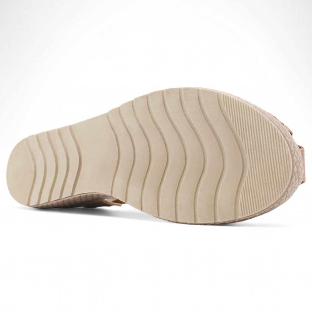 Foto 5 | Sandalias Con Plataforma Exterior Piel Color Café Para Mujer De Rbcollection