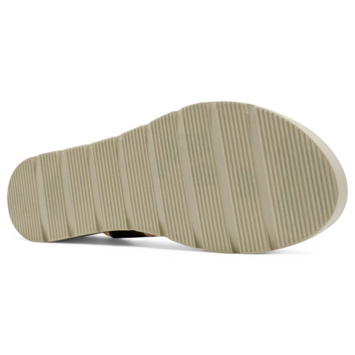 Foto 6 pulgar | Sandalias Con Plataforma Exterior Piel Vegana Color Café Para Mujer De Rbcollection