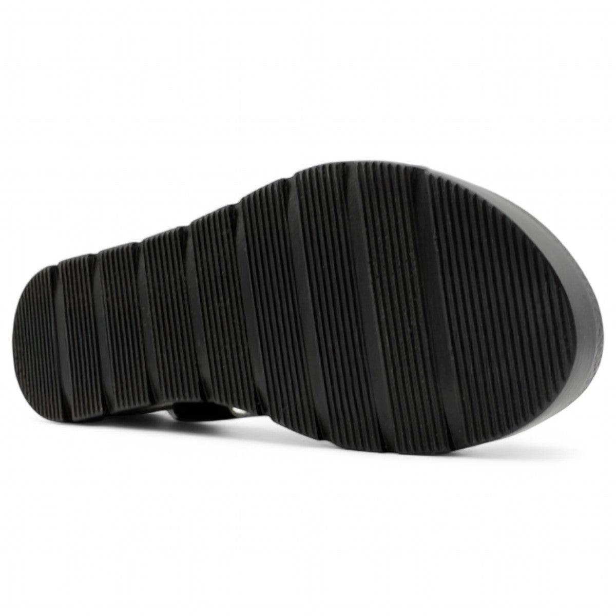 Foto 6 pulgar | Sandalias Con Plataforma Exterior Piel Vegana Color Negro Para Mujer De Rbcollection