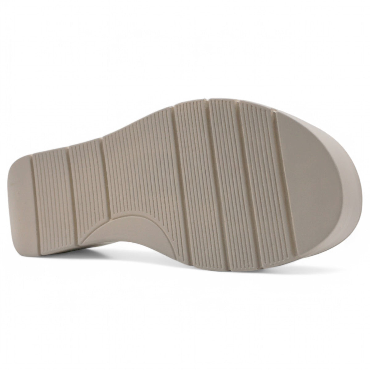 Foto 6 pulgar | Sandalias Con Plataforma Exterior Piel Vegana Color Beige  Para Mujer De Rbcollection