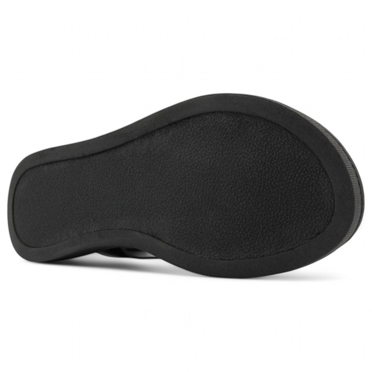 Foto 6 pulgar | Sandalias Con Plataforma Exterior Piel Vegana Color Negro Para Mujer De Rbbasics