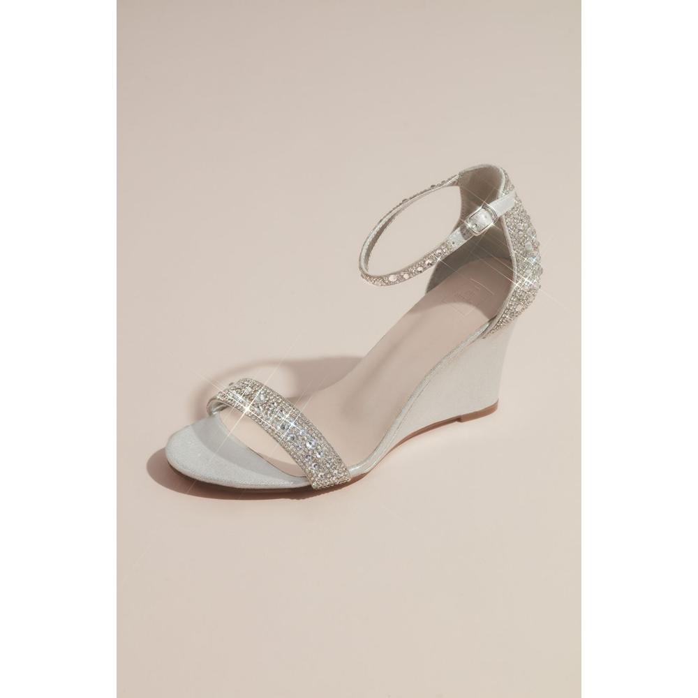 Sandalias De Tacón David's Bridal Plateado