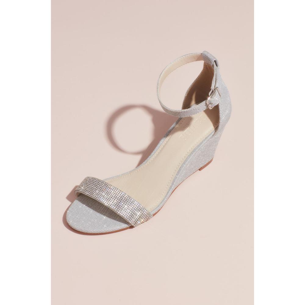 Foto 2 pulgar | Sandalias Con Cristales David's Bridal Plateado