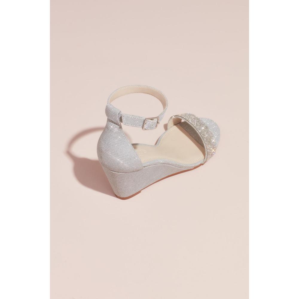 Foto 3 pulgar | Sandalias Con Cristales David's Bridal Plateado