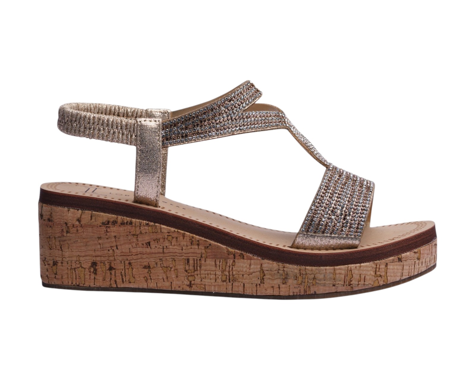 Foto 2 | Sandalia Cuña Para Mujer Lob Footwear Textile Rosa 90605045