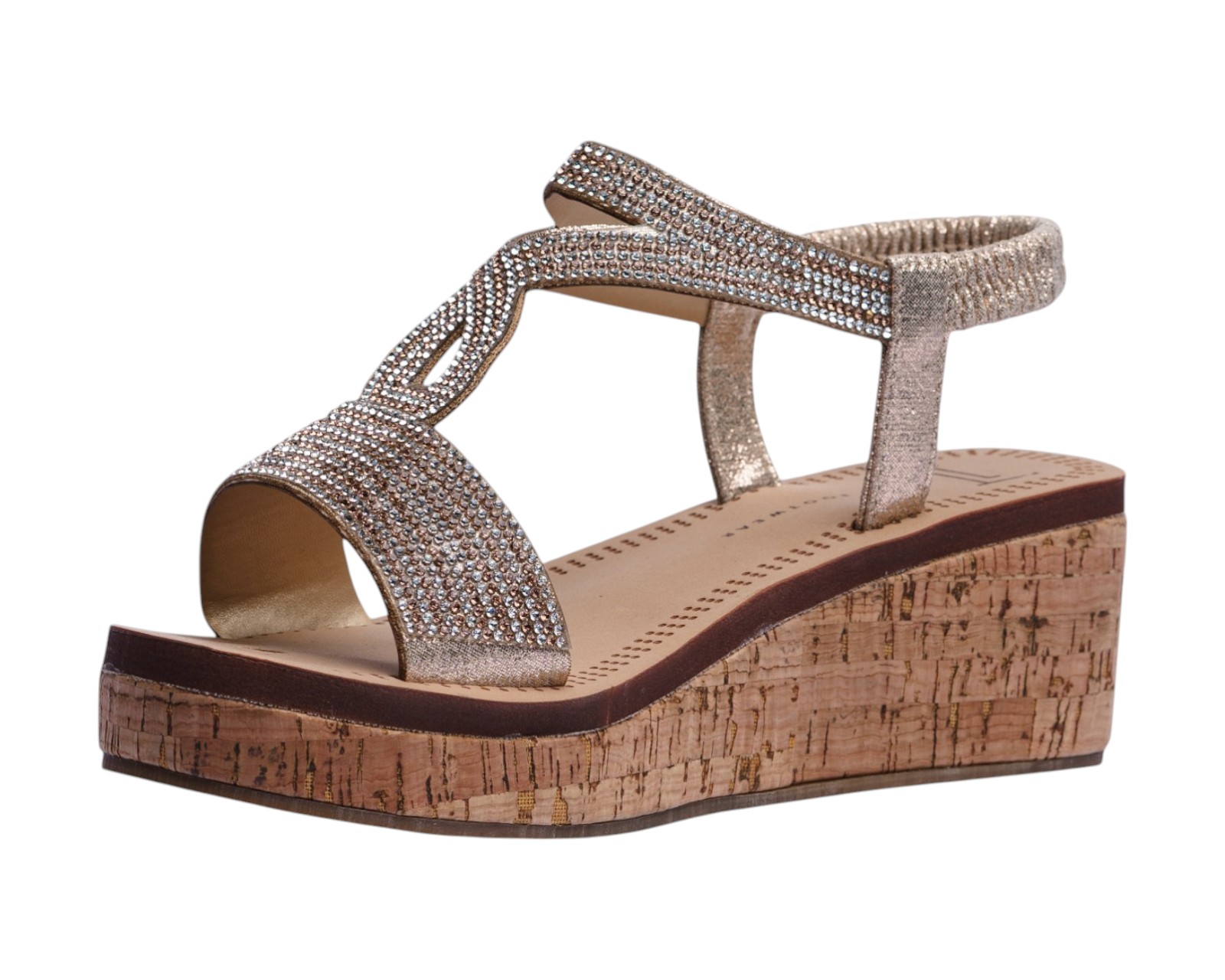 Foto 7 pulgar | Sandalia Cuña Para Mujer Lob Footwear Textile Rosa 90605045