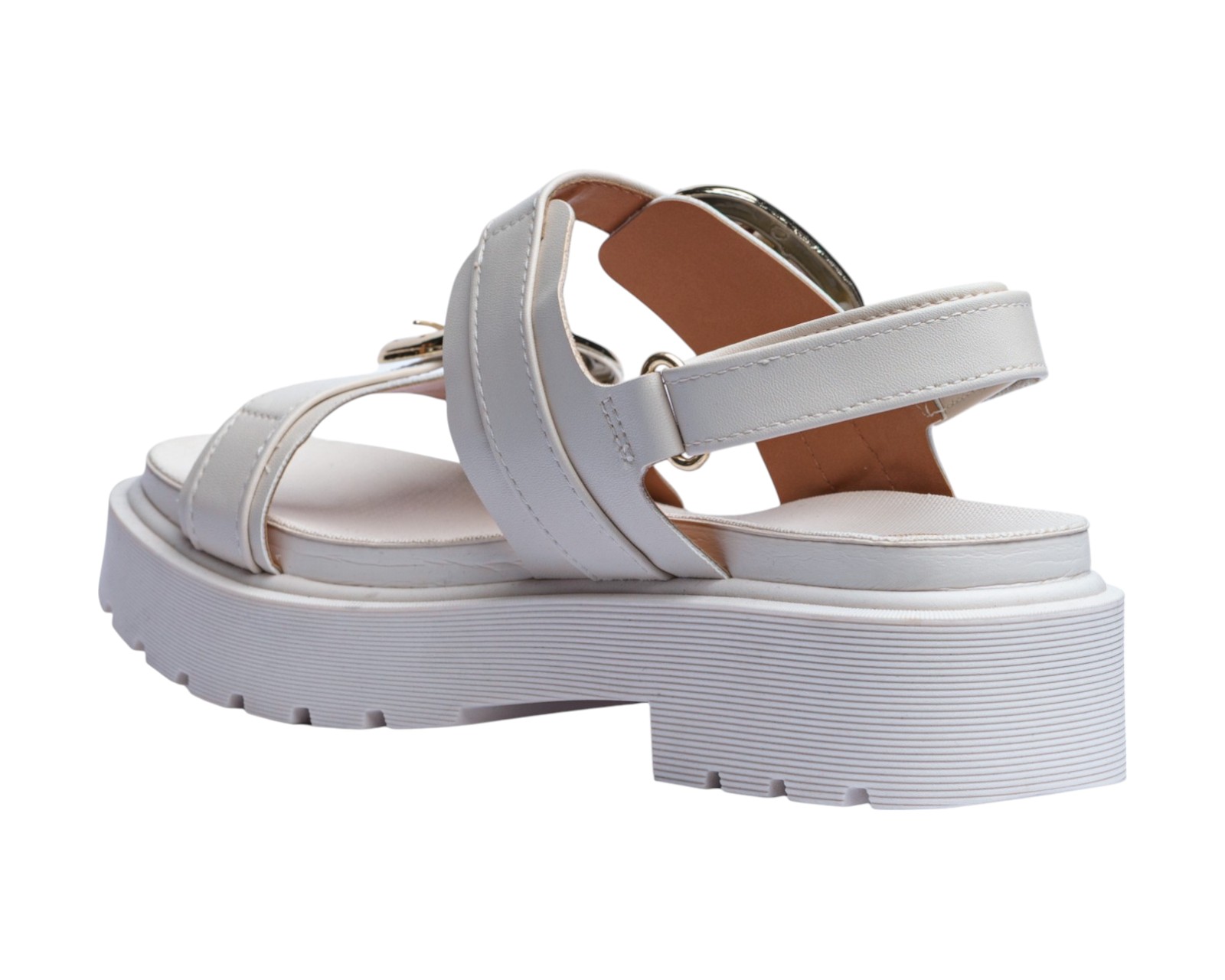 Foto 5 pulgar | Sandalia Cuña Para Mujer Lob Footwear Pelica Blanco 86805061