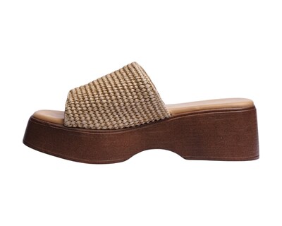 Foto 5 | Sandalia Cuña Para Mujer Lob Footwear Rafia Beige 90605047