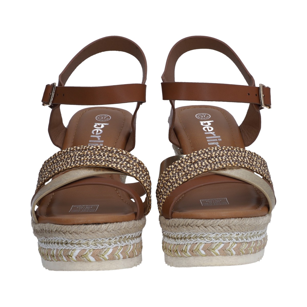 Foto 3 pulgar | Sandalias Berlin Plataforma para Mujer