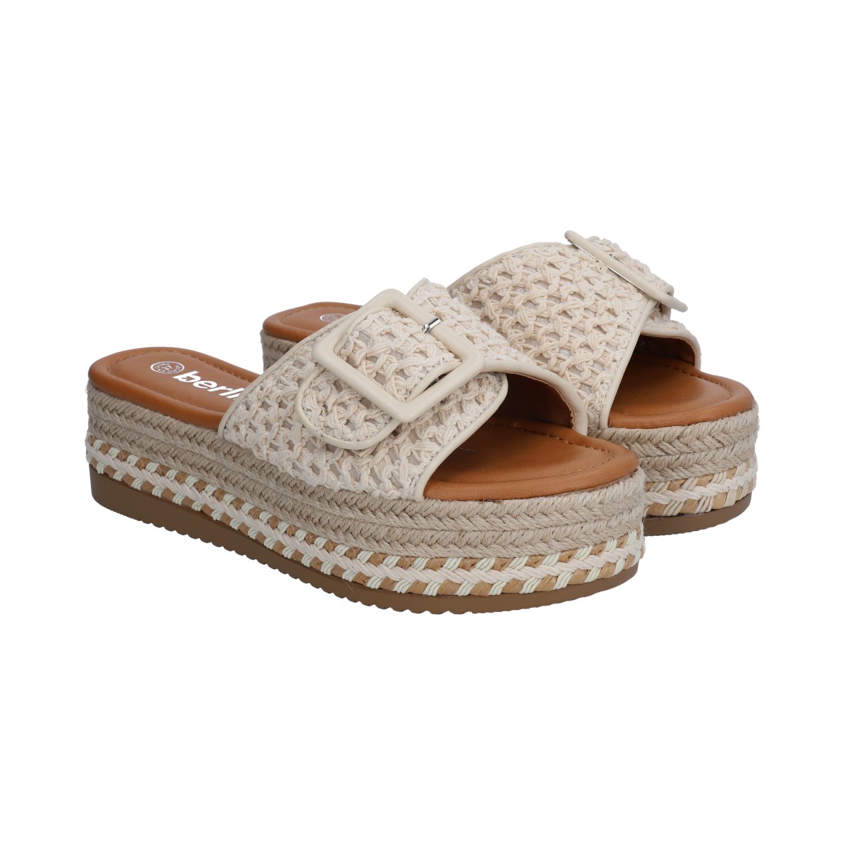 Foto 2 pulgar | Sandalias Casuales Berlin Plataforma para Mujer