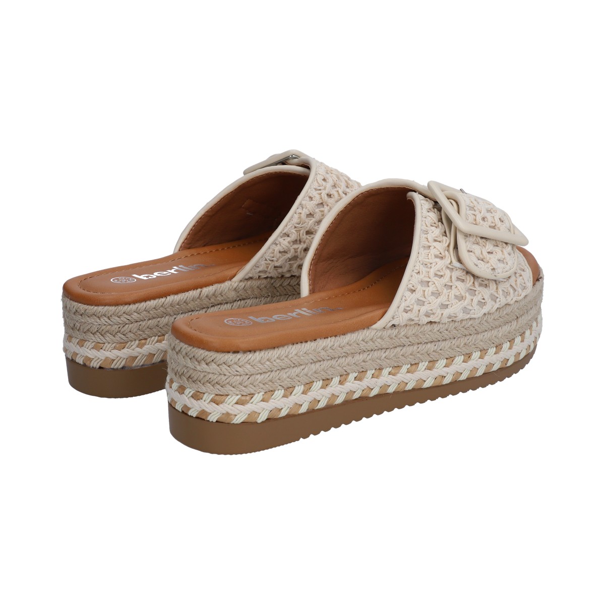 Foto 3 | Sandalias Casuales Berlin Plataforma para Mujer