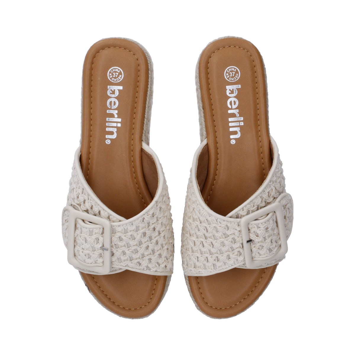 Foto 5 pulgar | Sandalias Casuales Berlin Plataforma para Mujer