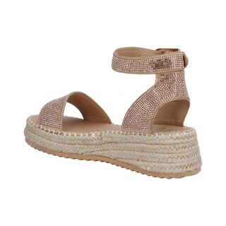 Foto 4 | Sandalia Alta Miracol By Mama Lola Dama Casual Mujer Dorado