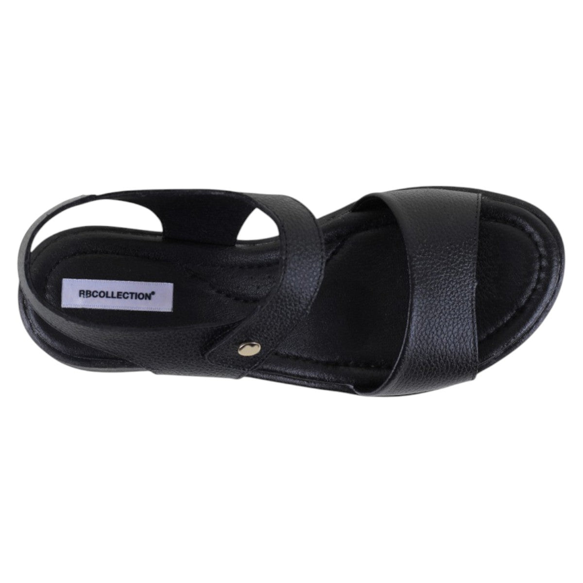 Foto 4 pulgar | Sandalias Con Plataforma Exterior Piel Color Negro Para Mujer De Rbcollection