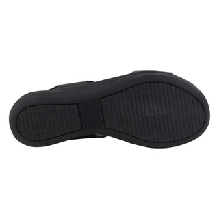 Foto 5 | Sandalias Con Plataforma Exterior Piel Color Negro Para Mujer De Rbcollection