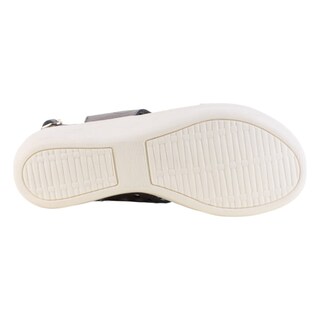 Foto 5 | Sandalias Con Plataforma Exterior Piel Color Plata Para Mujer De Rbcollection